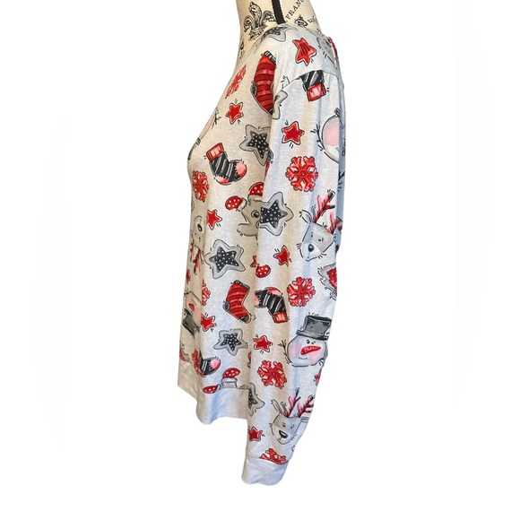 💥Christmas Clearance💥 Soft Christmas 🤶 Christmas Pajama Top - Picture 3 of 4